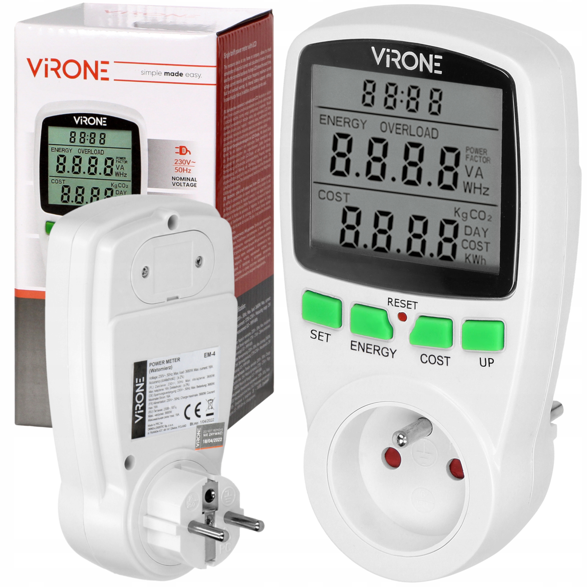 APPIO 16 A 3680 W wattmeter